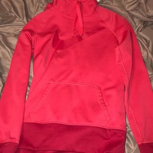 red nike hoodie